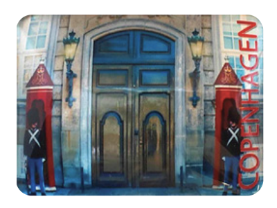 Glass Magnet, Amalienborg Royal Guard