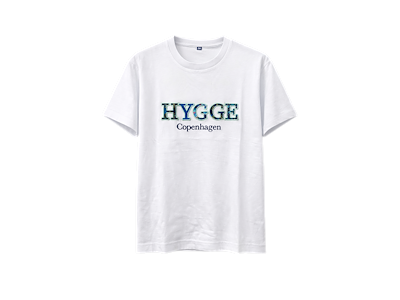 T-shirt, Hygge Hvid