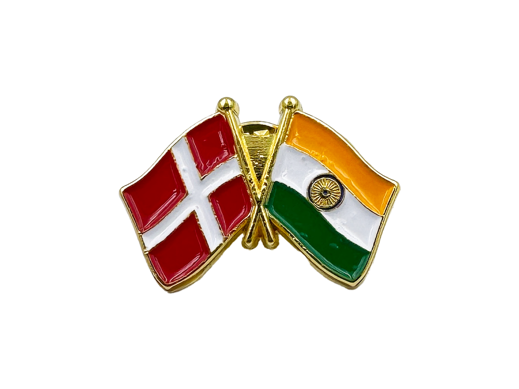 Pin Flag DK/Indien
