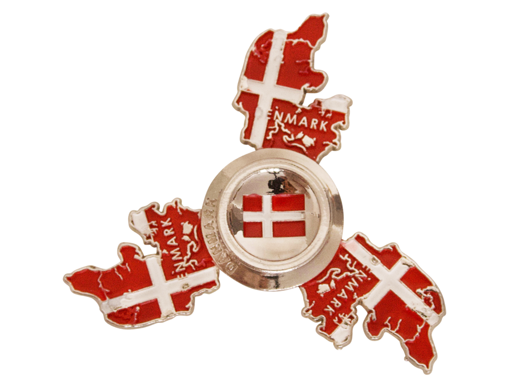 Magnet Map Of Denmark Fidget Spinner