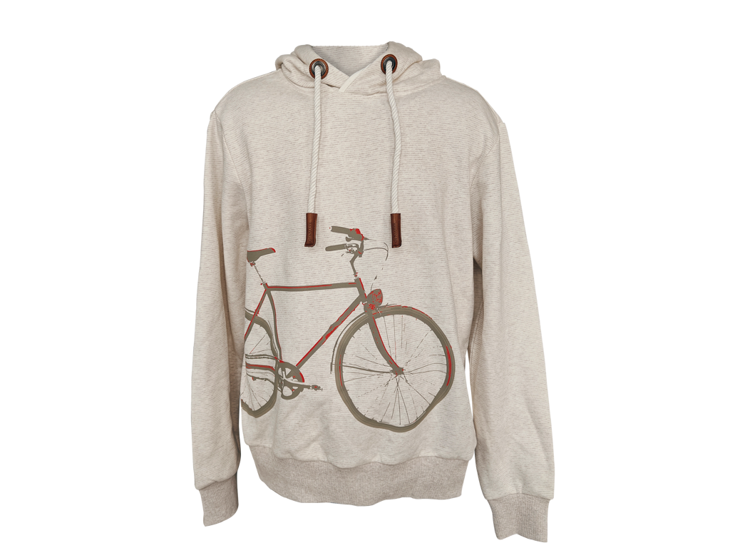 Hoodie, Bicycle Light Melange