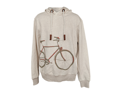 Hoodie, Bicycle Light Melange
