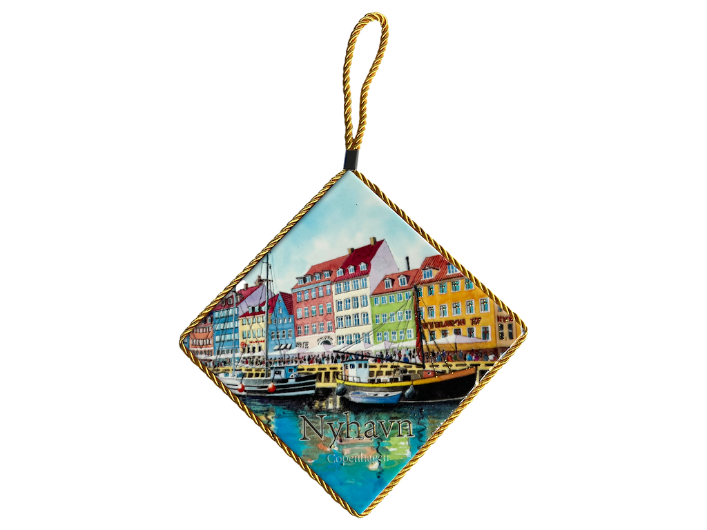 Bordskåner, Nyhavn 17x17 cm.