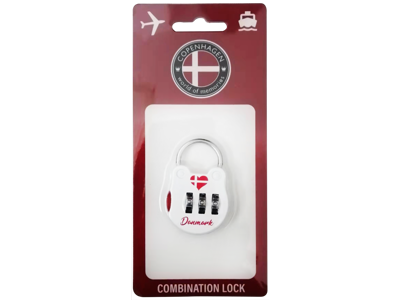 Suitcase Lock Heart Flag