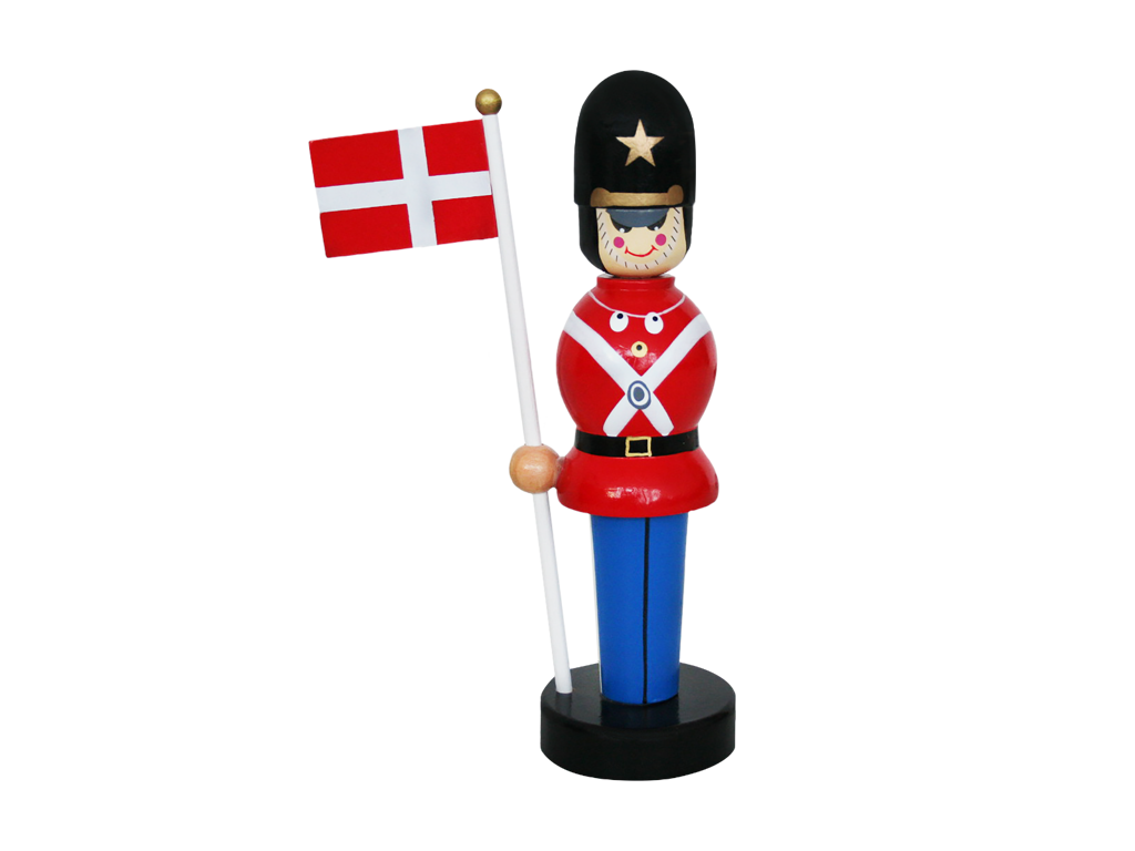 Figure Guardsman Flag 13 cm.