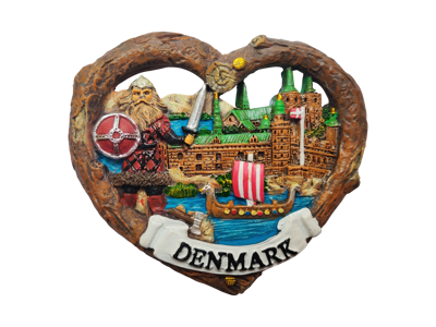 Magnet Viking Heart