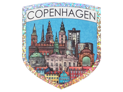 Sticker Copenhagen Towers