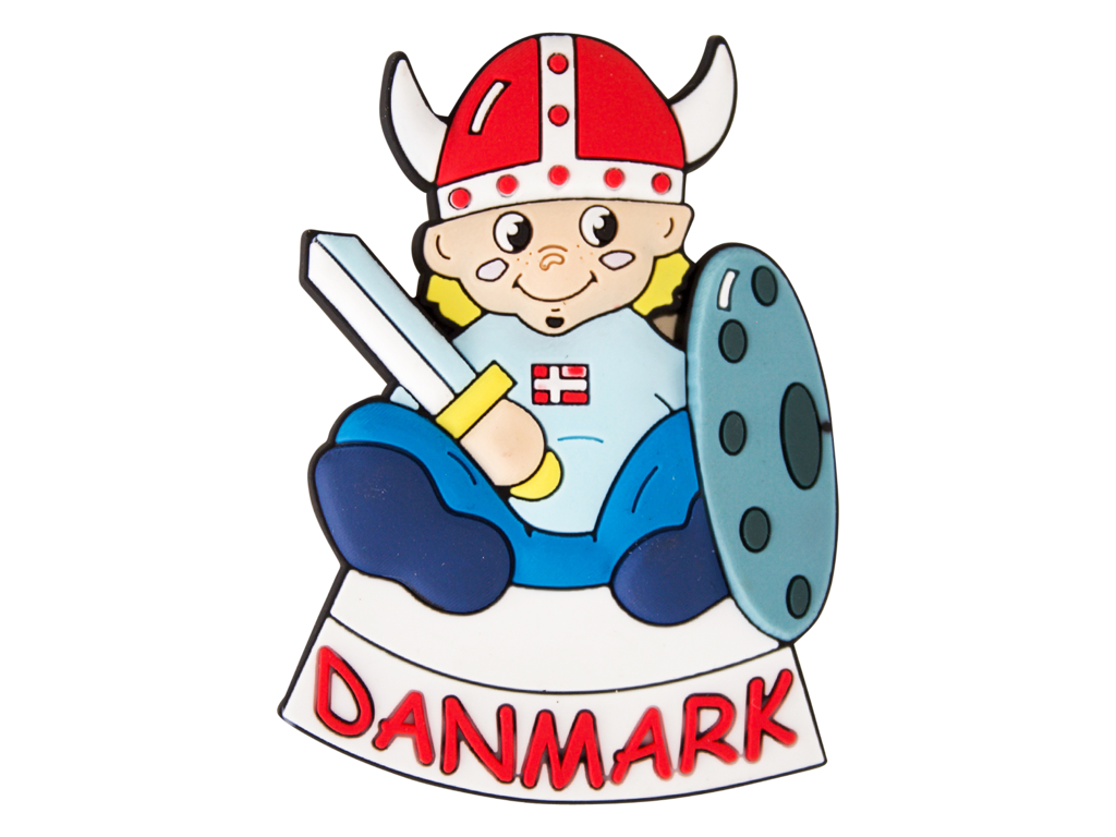 Magnet Viking Boy Rubber