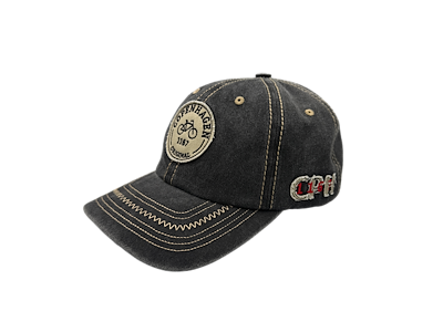 Kasket Cykel Mørkegrå