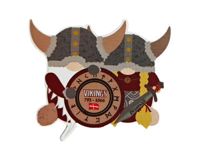 Sticker, Viking Couple