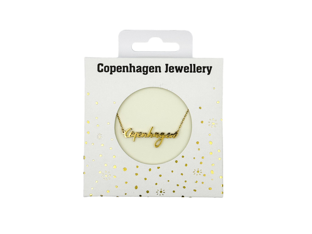 Halskæde Copenhagen Writing-Guld