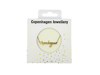 Halskæde Copenhagen Writing-Guld