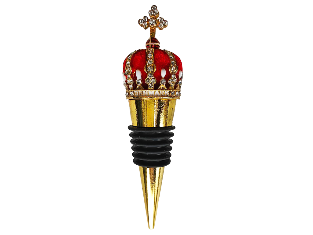 Wine Stopper Crown Gold