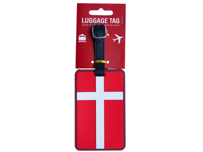 Suitcase Tag Danish Flag