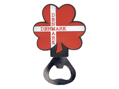 Bottle Opener Four Clover And Flag
