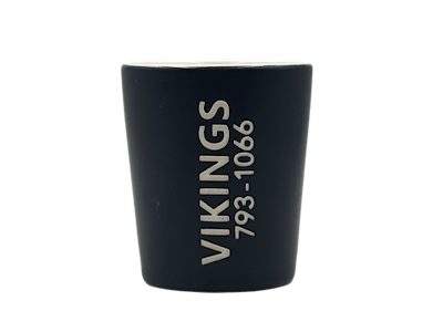 Shotglas sort Vikings 800 - 1050