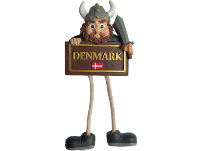 Magnet Viking With Dangling Legs