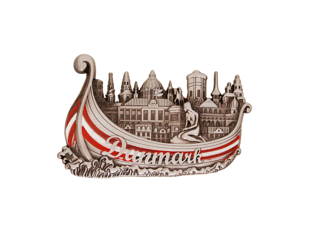 Magnet Viking Ship Pewter