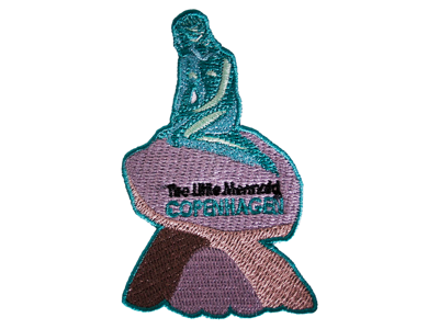 Patch The Little Mermaid Green