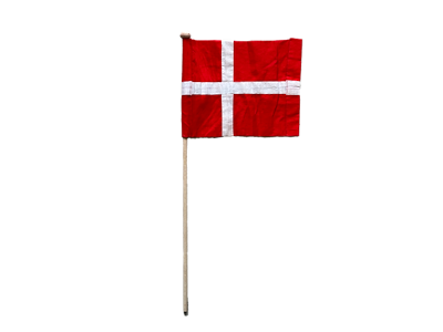Danmarks Flag på Pind (Lille)