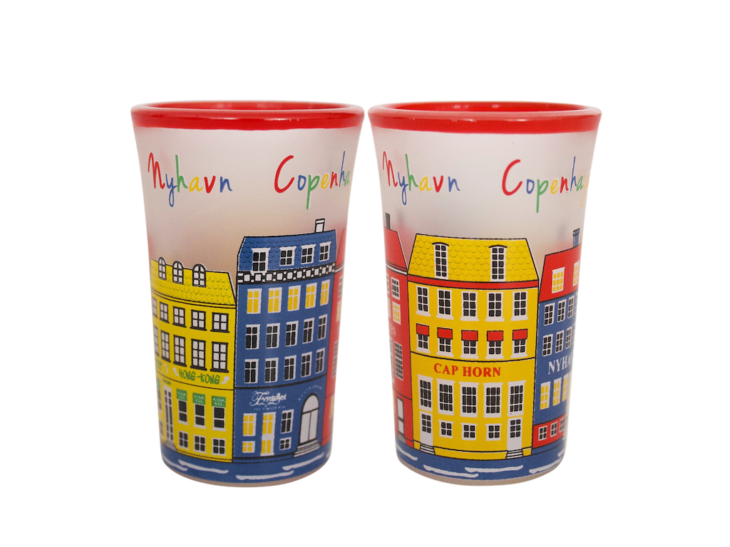 Shotglasses Nyhavn Frosted Multi 2 Pieces