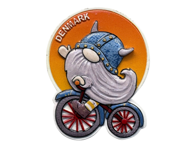 Digital Magnet Viking på Cykel