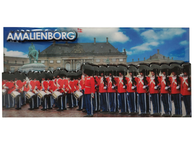 Photo Magnet 3D, Amalienborg Castle MDF/Epoxy