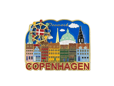 Magnet, CPH huse, spinning ballongynge + flag