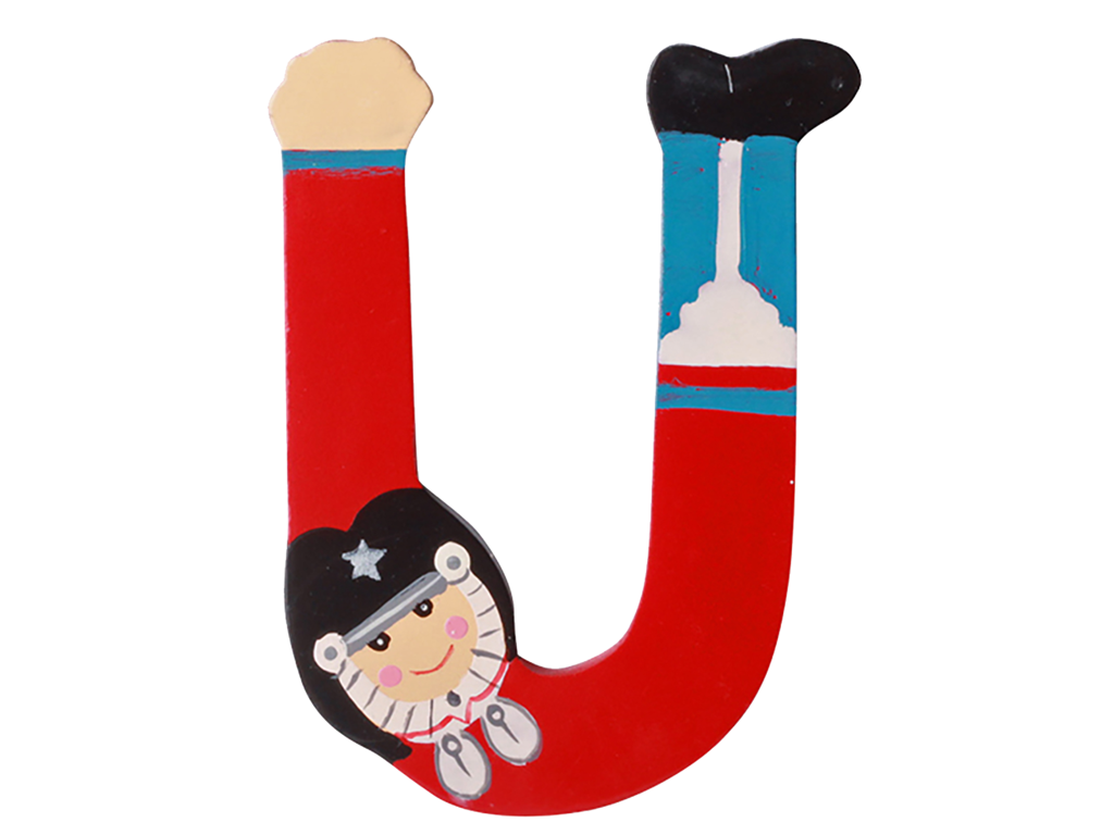 Wooden Letter Guard U