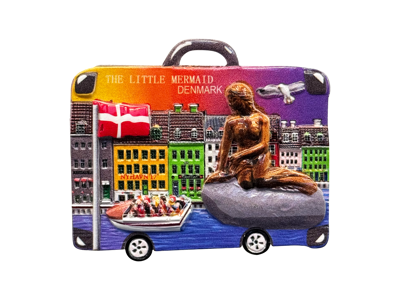 Digtal Magnet Kuffert - Havfrue - Nyhavn