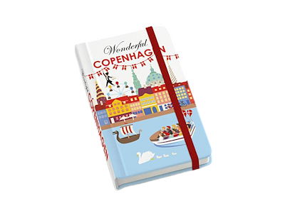 Notesbog A6 m/band Wonderful CPH 