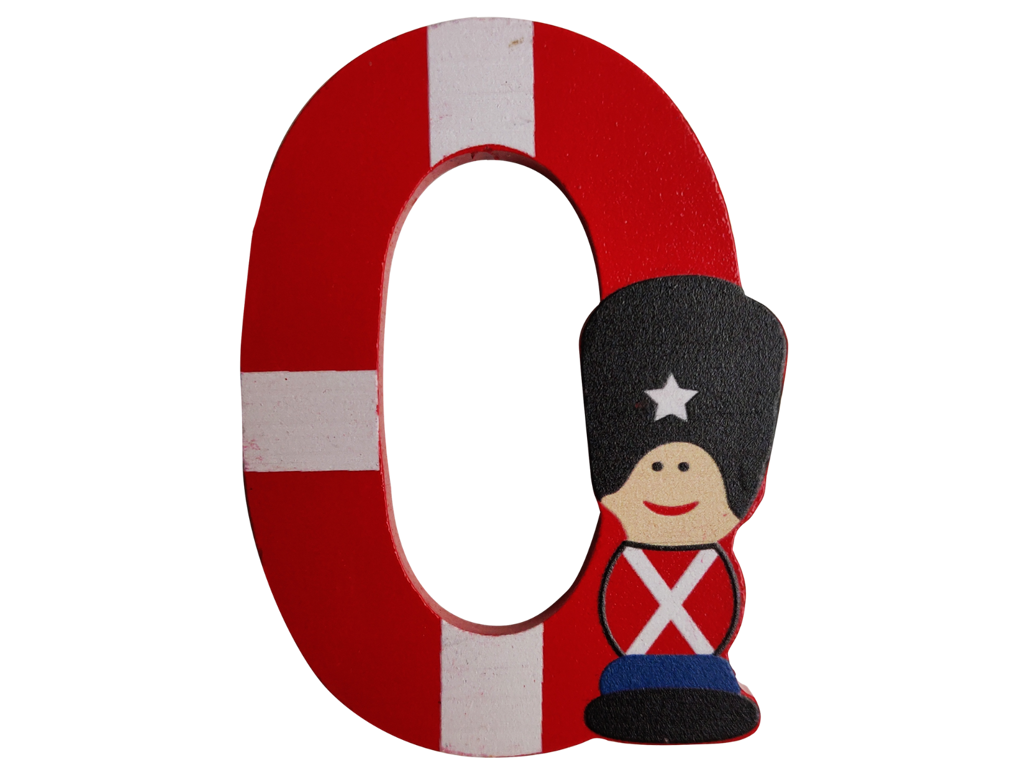 Wooden Number Guardsman And Flag 0