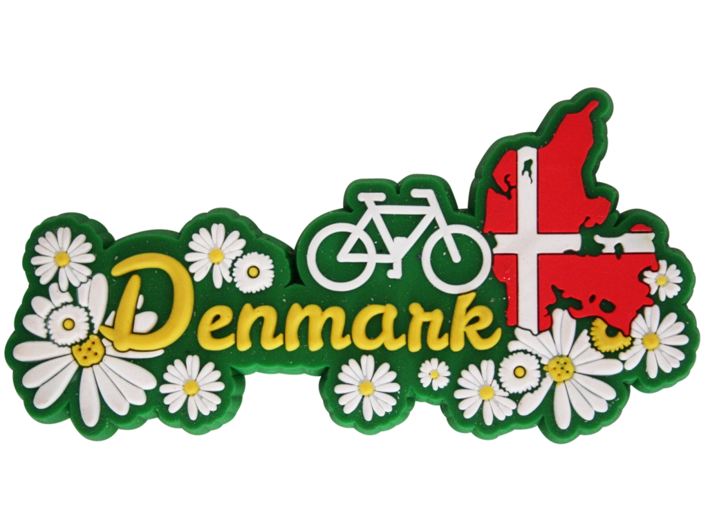 Magnet Denmark Flowers Green