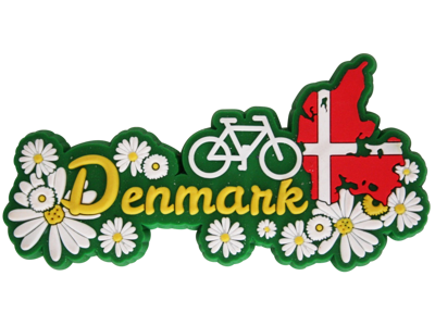 Magnet Denmark Flowers Green