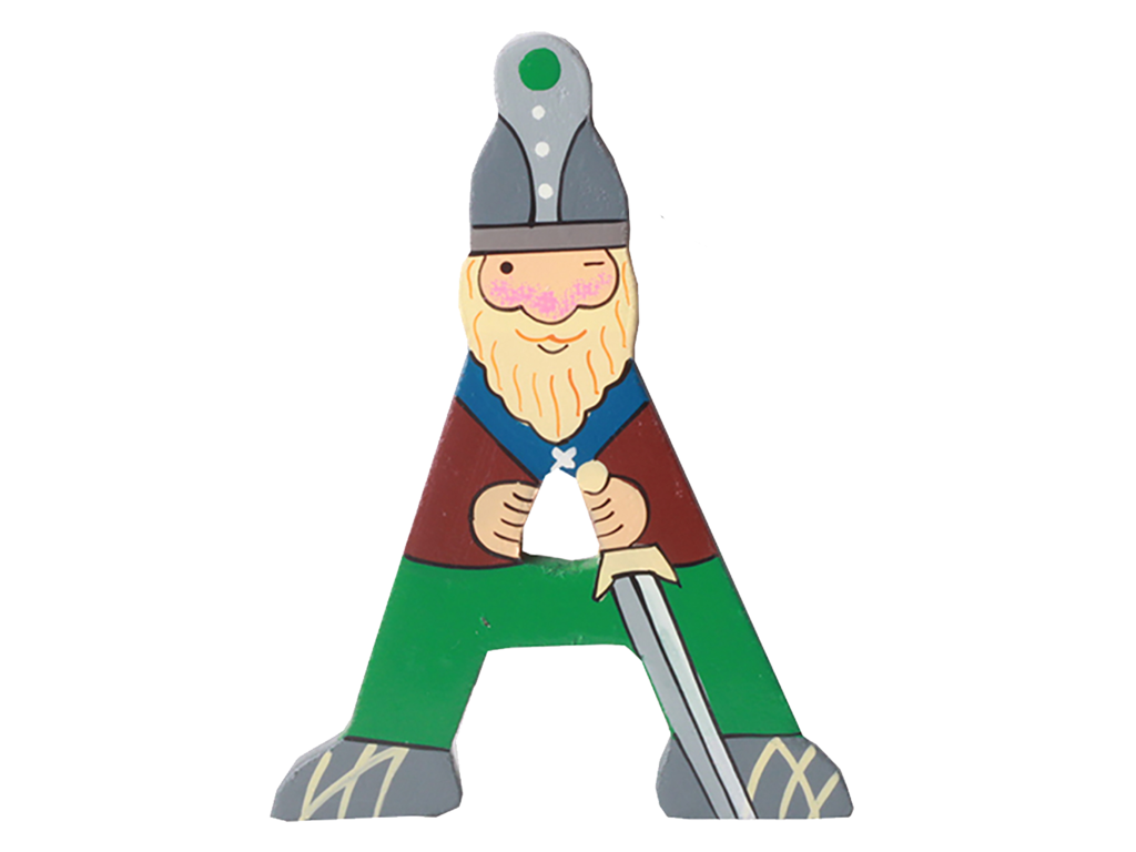 Wooden Letter Viking Å