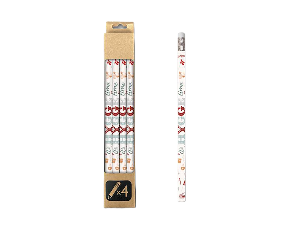 Blyanter 4 pak Hygge