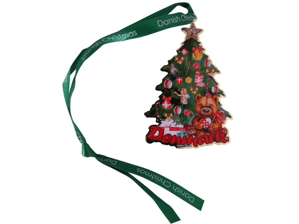 Christmas Ornament Christmas Tree And Teddy Bear