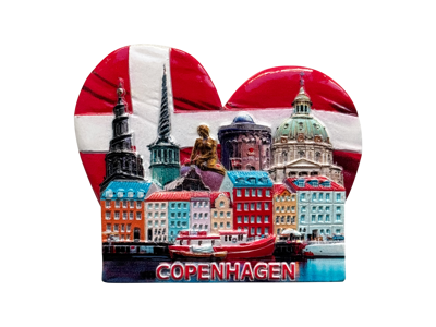 Digital Magnet Kbh. Tårne Hjerte Flag