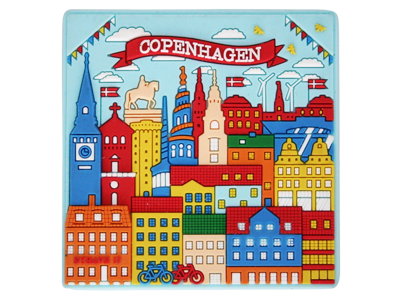 Magnet Copenhagen Towers Colors Rubber
