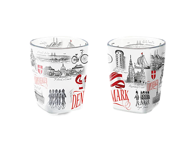 Shotglass Square, Black & White