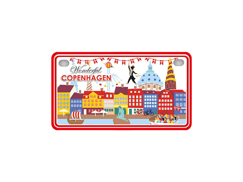 Magnet Metal Sign, Wonderful CPH