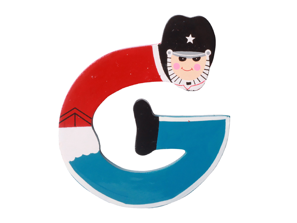 Wooden Letter Guard G