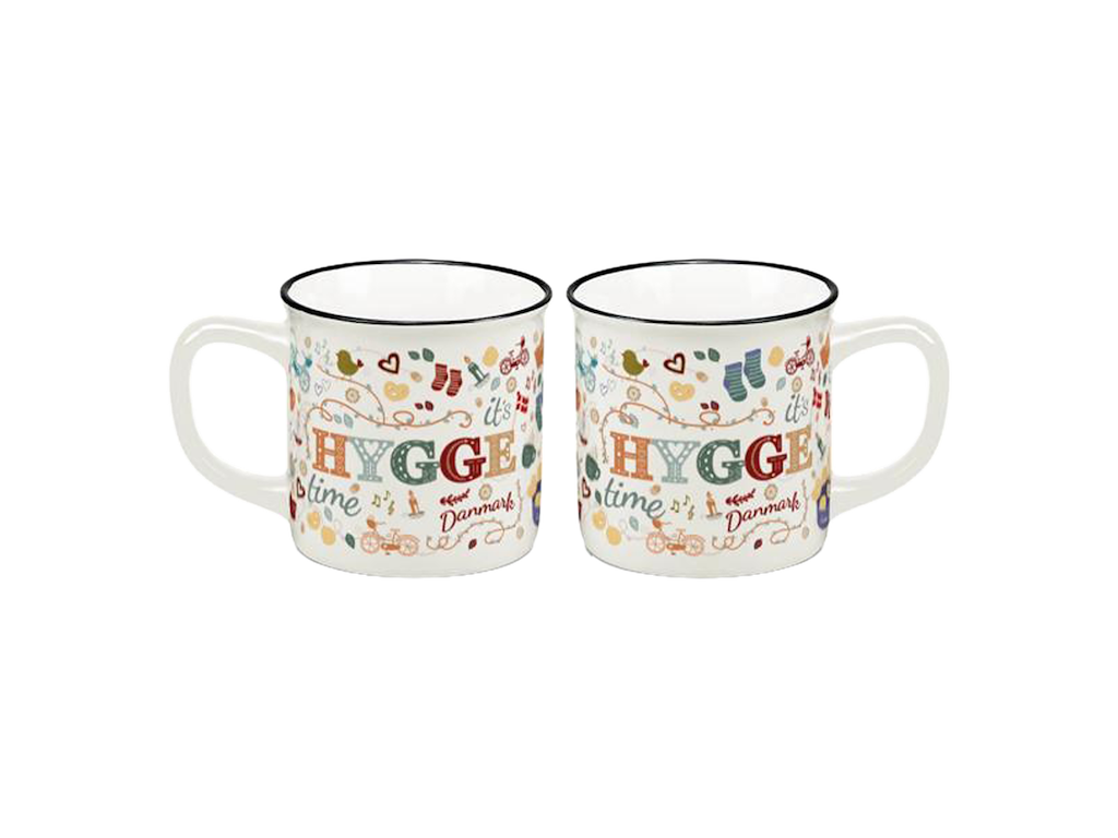 Krus 250 ml. Hygge Collage