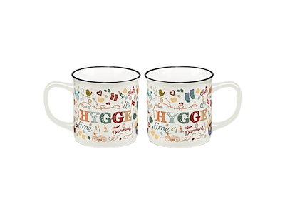 Krus 250 ml. Hygge Collage