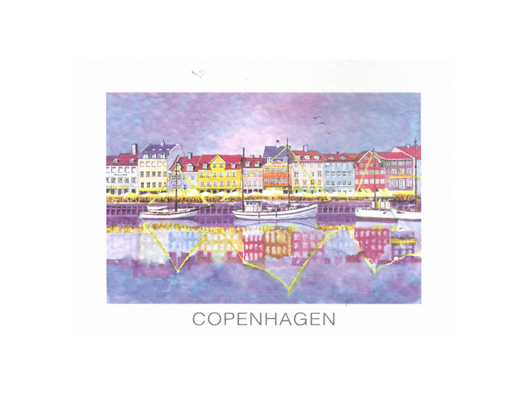 Postcard – Nyhavn Evening, 16.5 x 12 cm