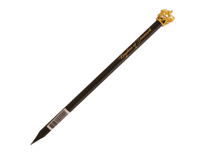 Pencil Gold Crown With Clear Crystal
