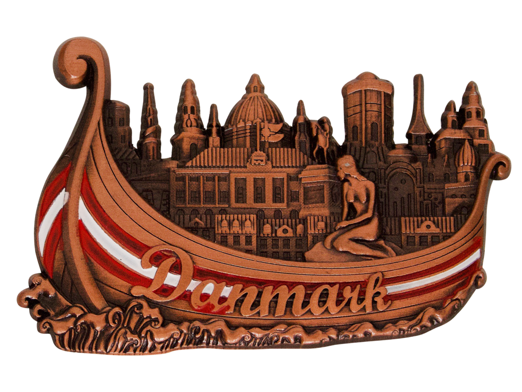 Magnet Viking Ship Bronze