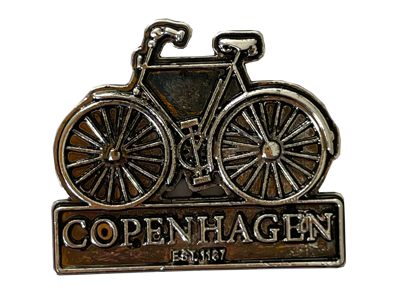 Pin, Bicycle Copenhagen Silver