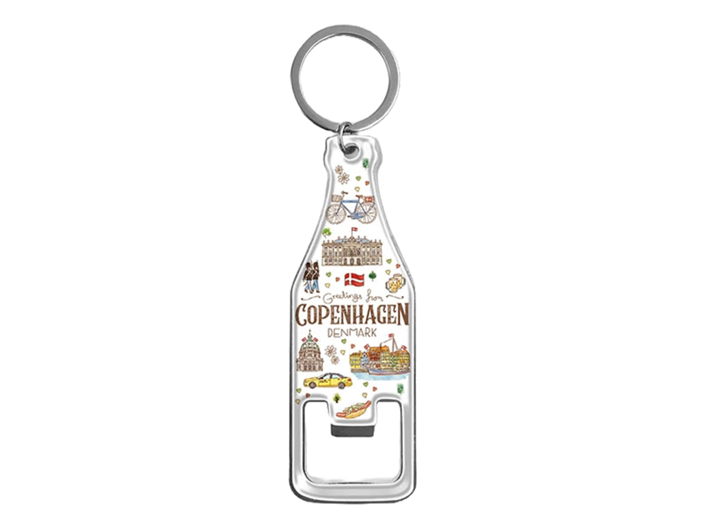 Keyring and Bottle Opener, Akvarel CPH