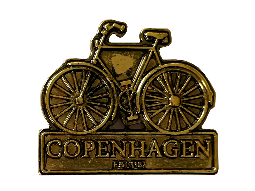 Pin, Bicycle Copenhagen Bronze